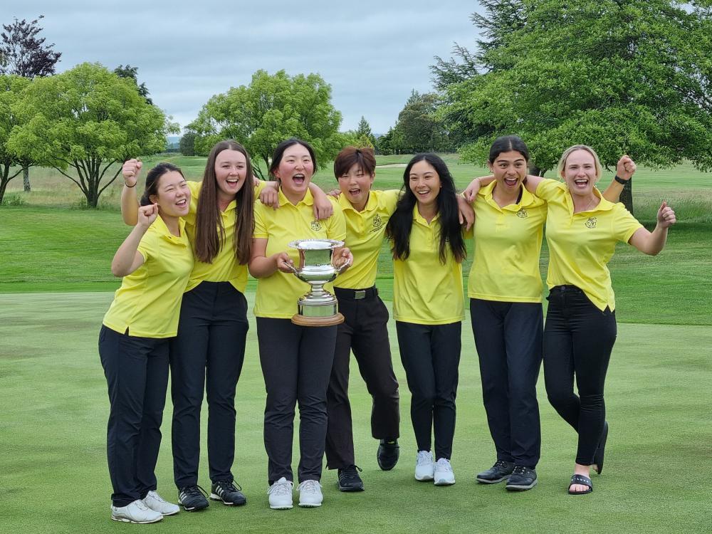 Wellington Women's Team Interprovincial Champions Wellington Golf